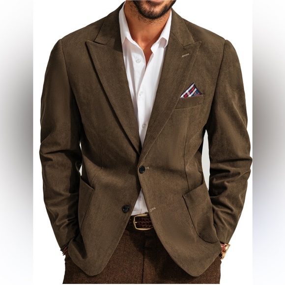 Paul Jones Other - NWT PJ PAUL JONES Mens Blazer Soft Corduroy Classic Jacket Sport Coat XL